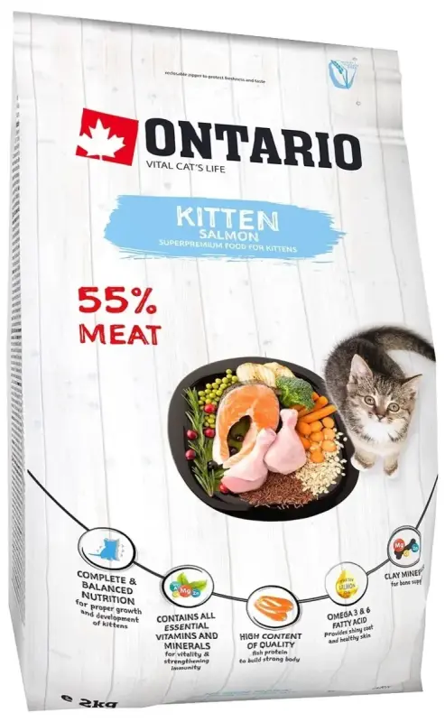 Sauss barība kaķēniem - Ontario Cat