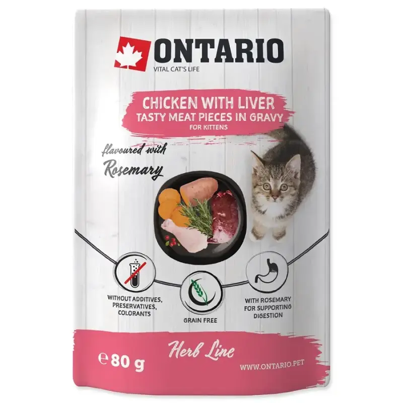 Konservi kaķēniem - Ontario Herb Kitten