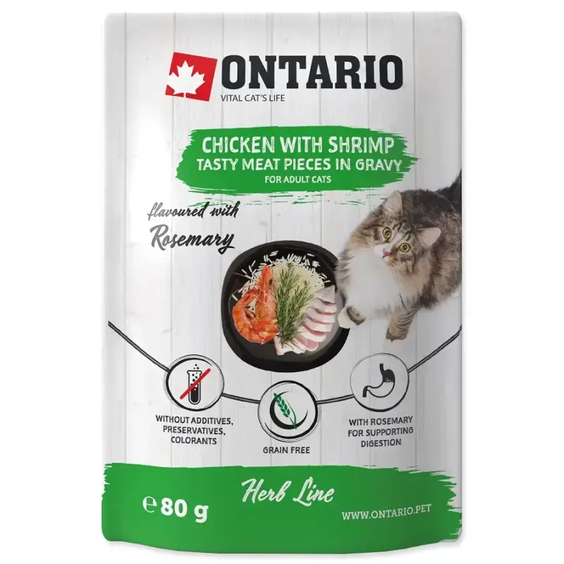 Konservēta kaķu barība - Ontario Herb