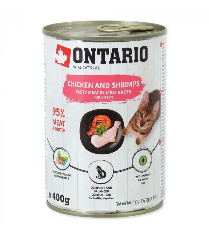 Konservēta barība kaķēniem - Ontario Cat