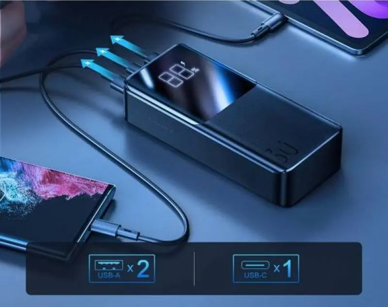 Powerbank Joyroom JR-QP193 30000mAh Melns -