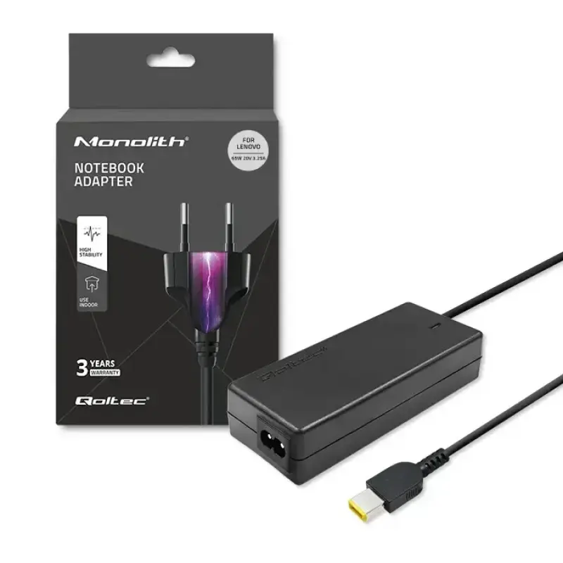 Qoltec 51528 Barošanas adapteris Lenovo klēpjdatoram