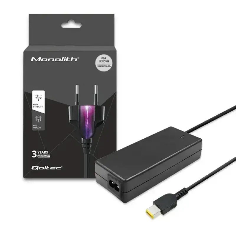 Qoltec Barošanas adapteris Lenovo klēpjdatoriem 90W