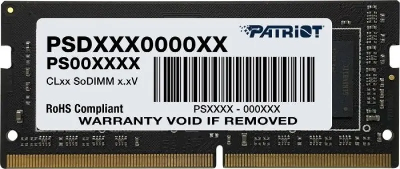 Patriot Signature klēpjdatoru atmiņa, SODIMM, DDR4