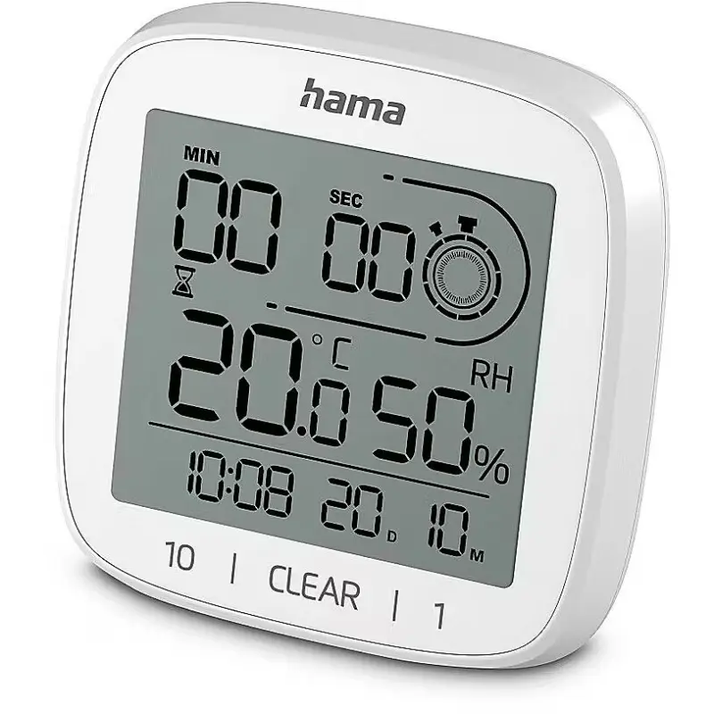 Hama Cyprus digital bathroom clock -