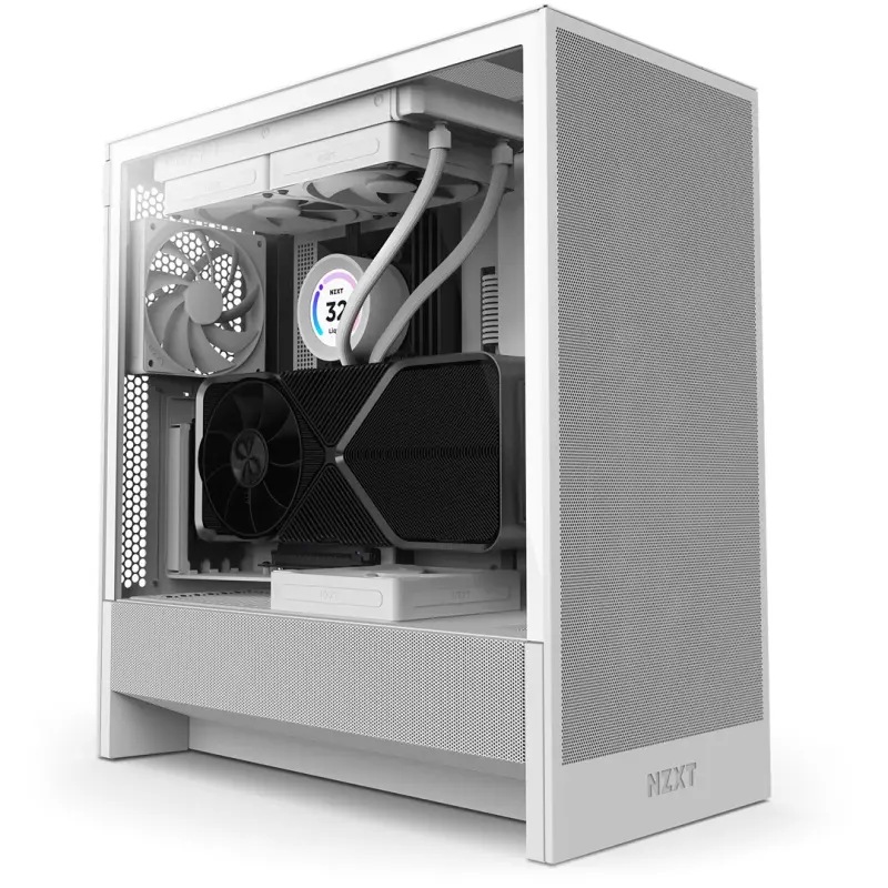NZXT H5 Flow (2024) Balts -