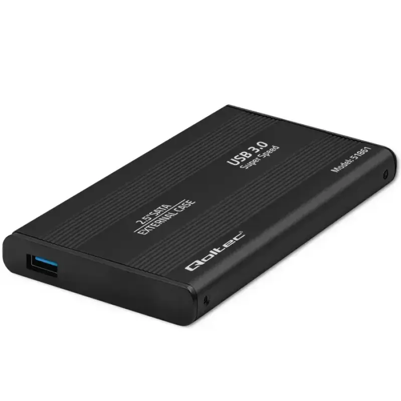Qoltec Aluminium External Hard Drive Case