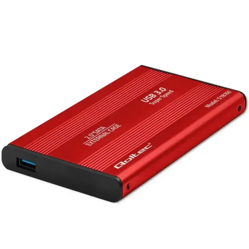 Qoltec Aluminium External Hard Drive Case