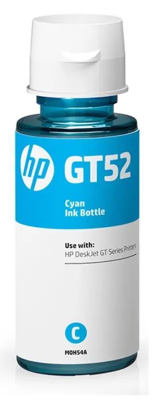 HP GT52 Cianās tintes kasetne M0H54AE