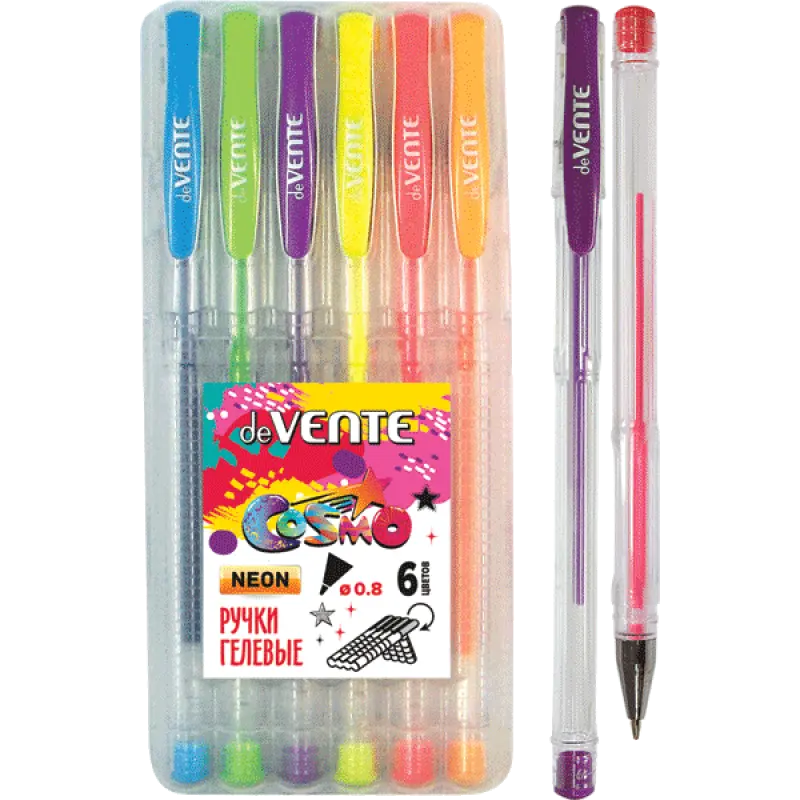 DeVENTE *Gēla pildspalvu komplekts Cosmo Fluo