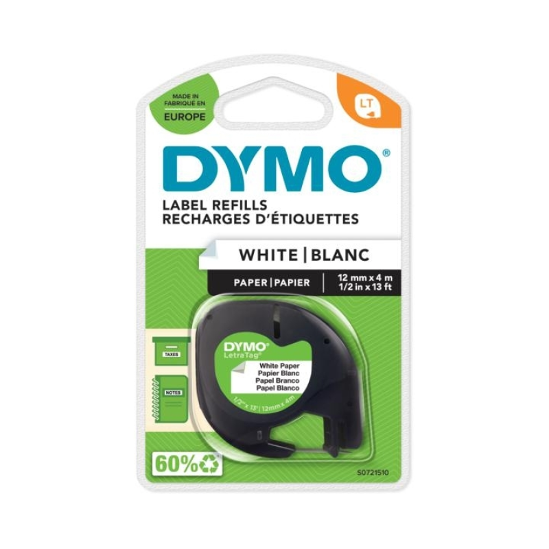 DYMO Label Tape LT S0721510 Black