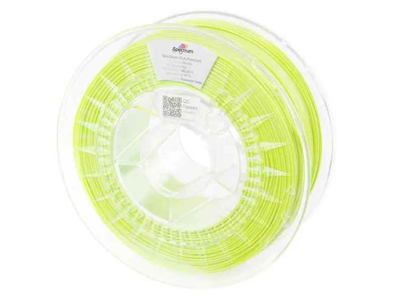 Filamenti PLA Premium FLUO DZELTENA 1kg
