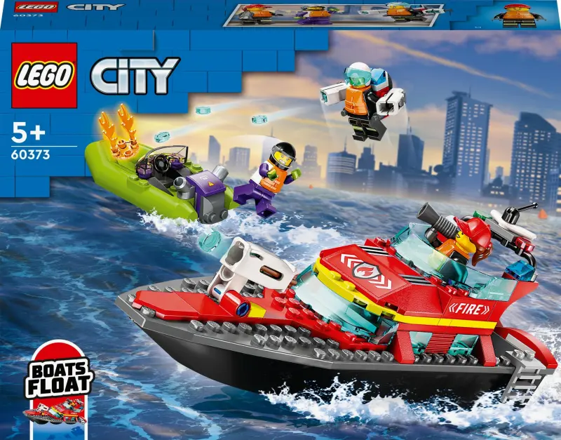 LEGO City Ugunsdzēsēju kuģis (60373) -