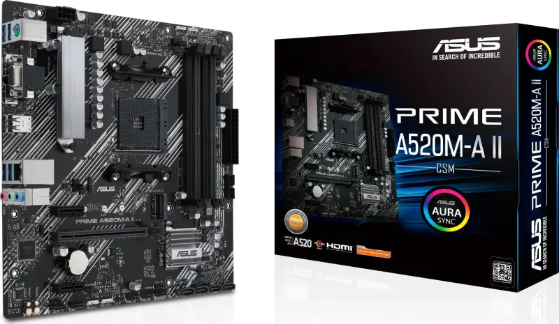 ASUS Prime A520M-A II/CSM - 90MB17H0-M0EAYC