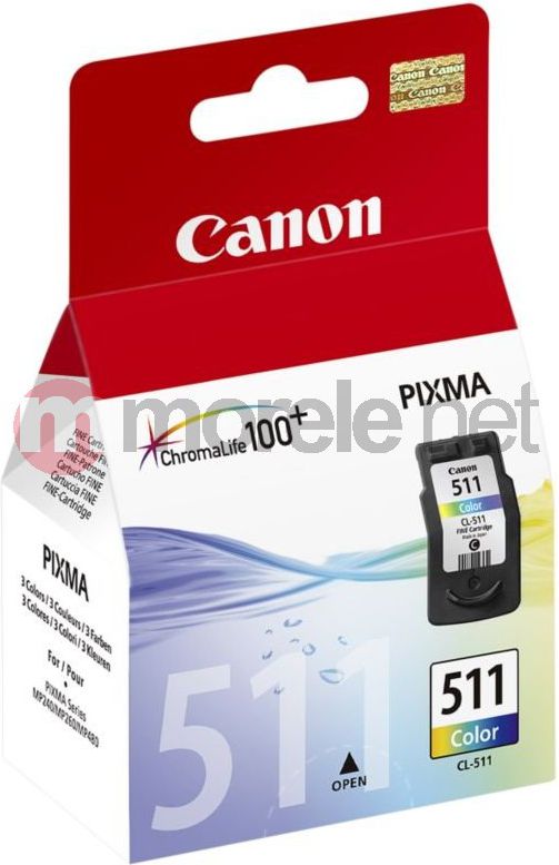 Canon krāsu tintes CL-511 BLISTER iepakojums