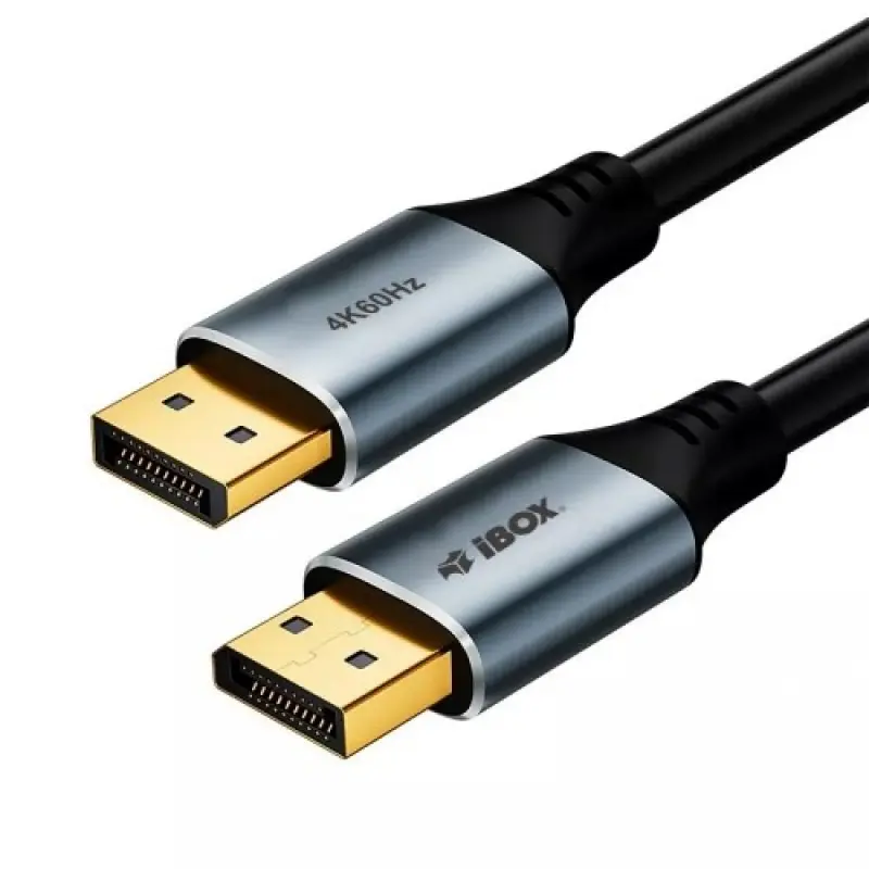 IBOX Kabel DisplayPort 4k60Hz złota wtyczka