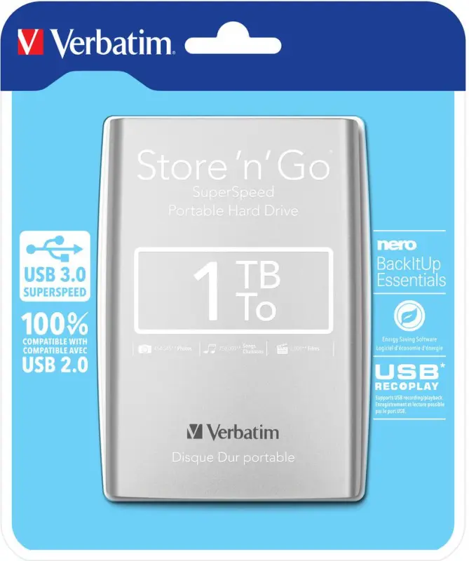 Dysk zewnętrzny HDD Verbatim Store `n`