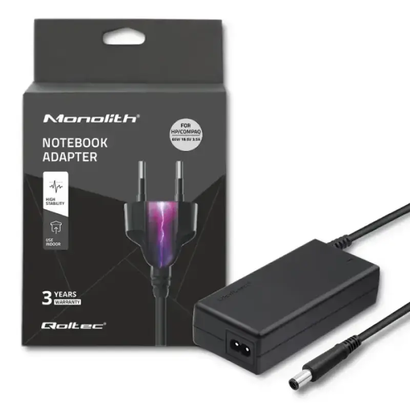 Qoltec 50069 strāvas adapteris klēpjdatoram HP