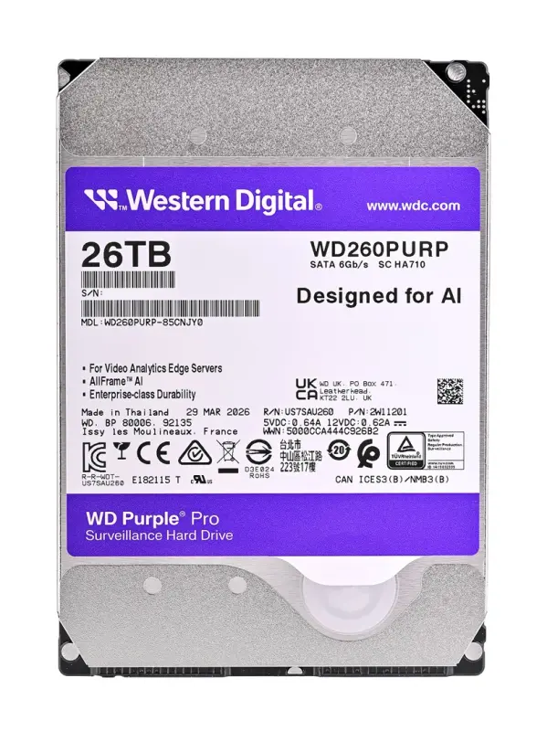 Western Digital Purple Pro WD240PURP internal