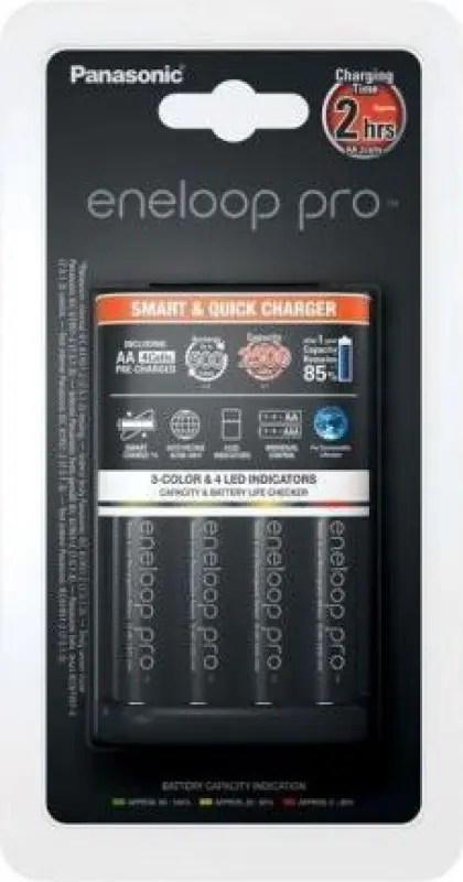 Ładowarka Panasonic Eneloop BQ-CC55 (K-KJ55HCD40E) -