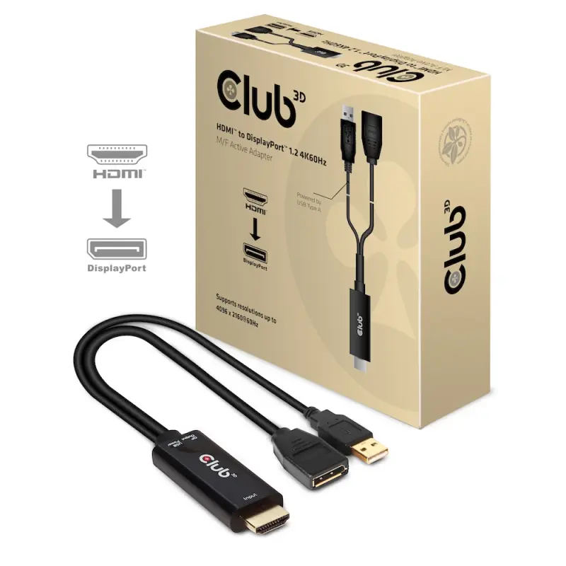 CLUB 3D CLUB3D CAC-1331 aktīvs HDMI–DisplayPort