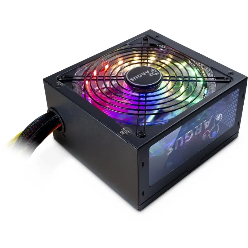 Inter-Tech Argus RGB-600W II barošanas bloks