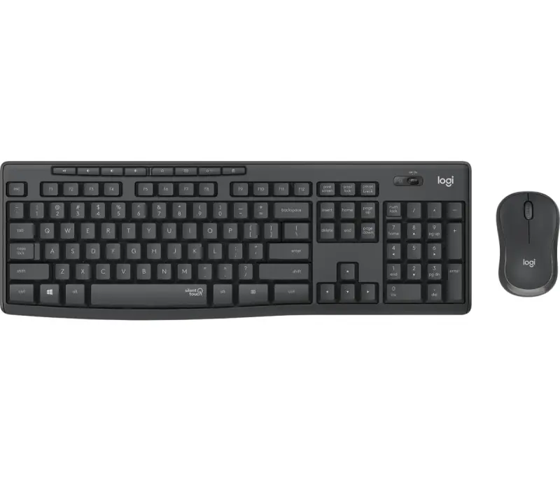 Logitech MK295 Klusais Bezvadu Komplekts Grafīts
