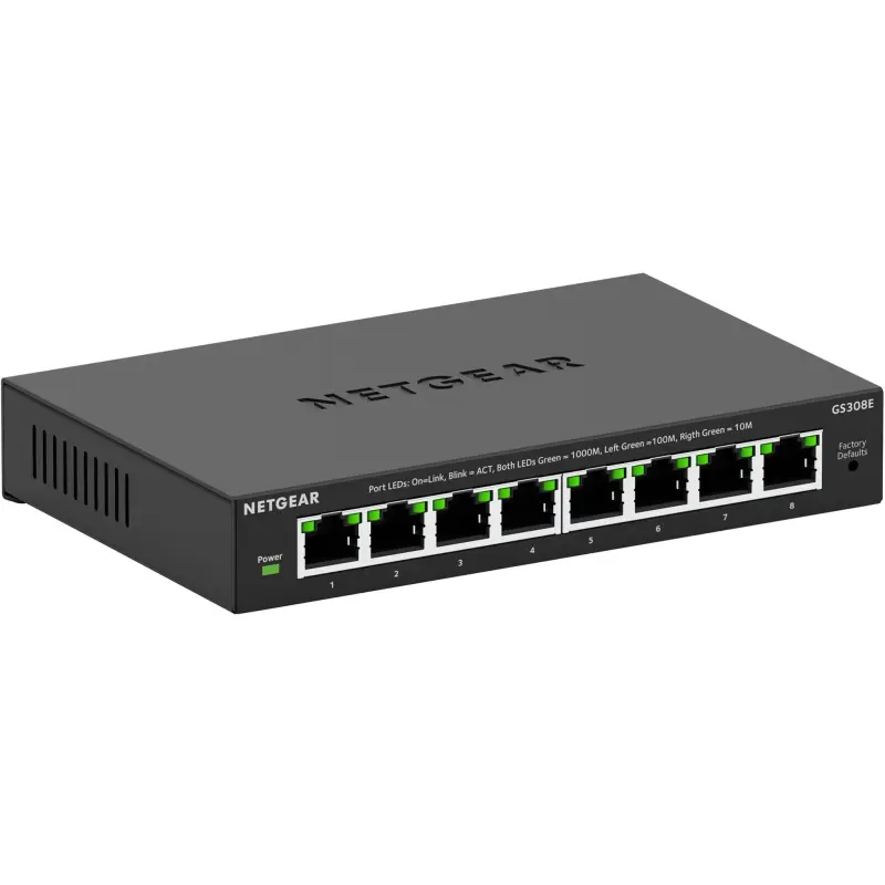 NETGEAR GS308E 8 portu Gigabit Ethernet