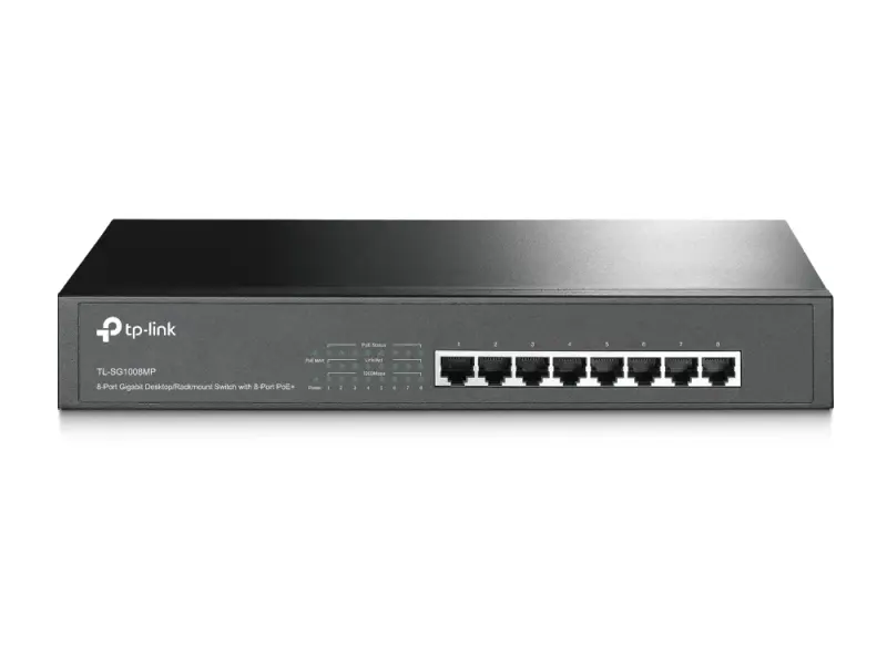 TP-Link TL-SG1008MP Nepārvaldāms Gigabit Ethernet (10/100/1000)