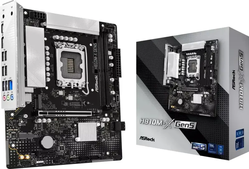 Mātesplate ASROCK H810M-X GEN5 DDR5 Intel