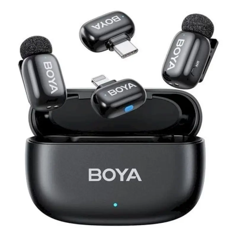 BOYA Mini 2-01 bezvadu mikrofonu sistēma