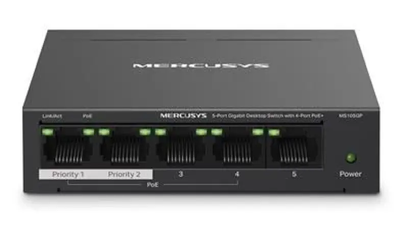 MERCUSYS MS105GP Switch 4-Port PoE+ -