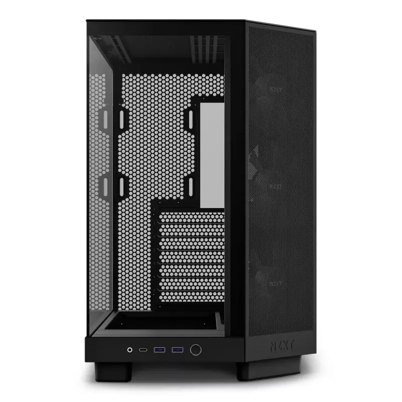 NZXT H6 Flow RGB Melna -