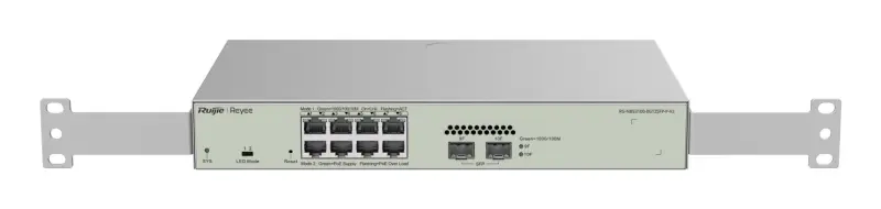 Ruijie Komutators Ruijie RG-NBS3100-8GT2SFP-P-V2 8-Port PoE+