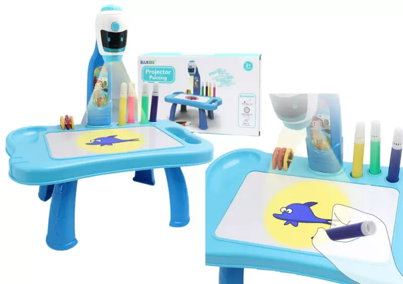 LEAN TOYS Mini Projector Robot Table