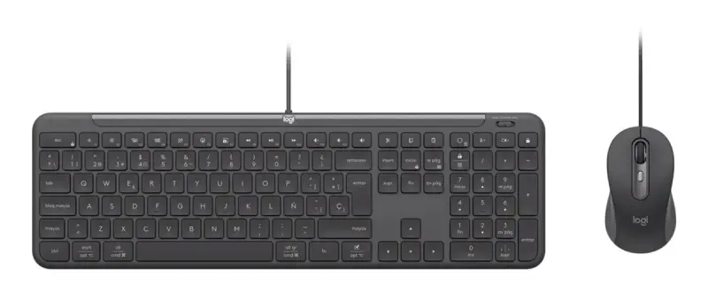 Vadu pilnizmēra tastatūra ar peli Logitech