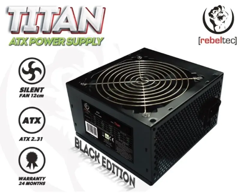 Rebeltec RECZAS00002 barošanas bloks 400W ATX