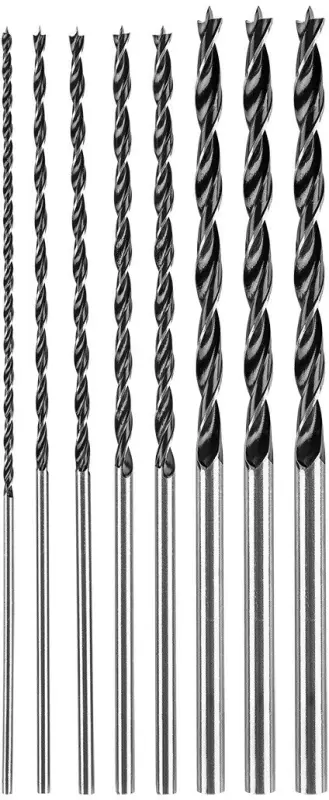 GRAPHITE Grafīta urbju komplekts kokam, pagarināti: