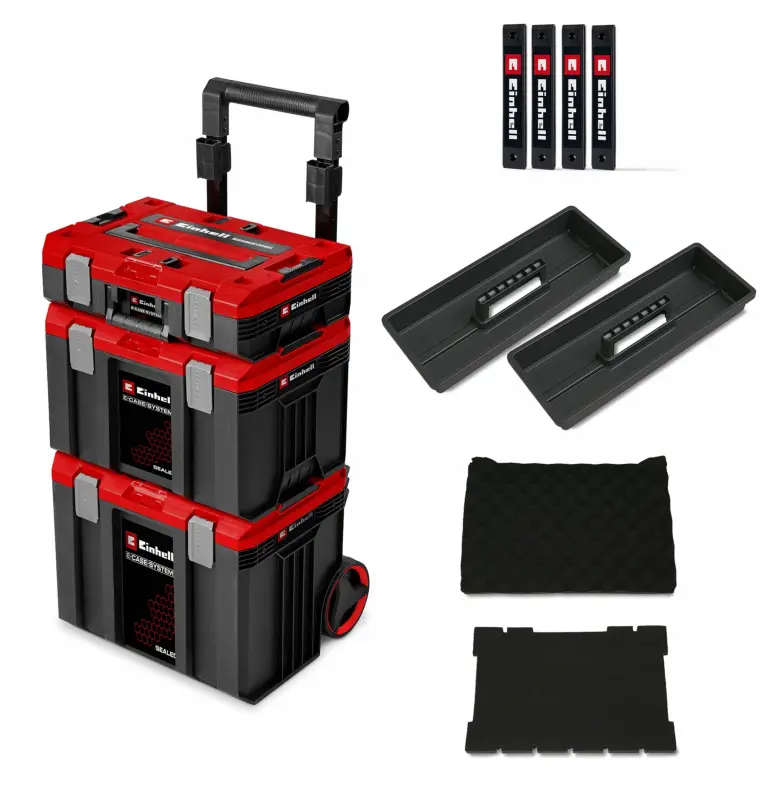 Einhell E-Case noslēgta riteņota koferveida torneļa