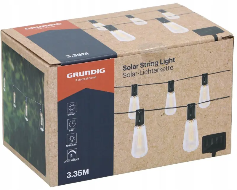 Ziemassvētku gaismas Grundig - Dārza saules