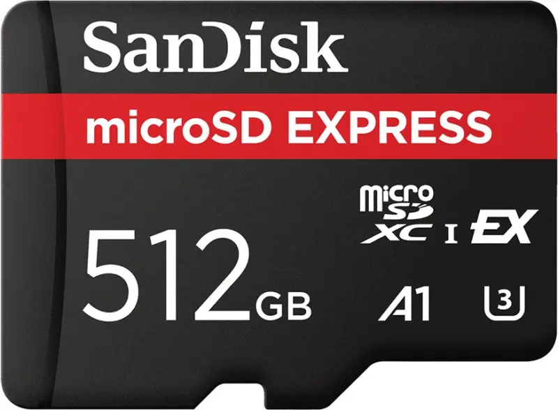 SanDisk Express MicroSD karte 512 GB