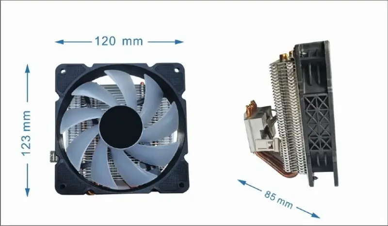 Gaisa dzesētājs Gembird CPU-HURACAN-ARGB-X140 12 cm