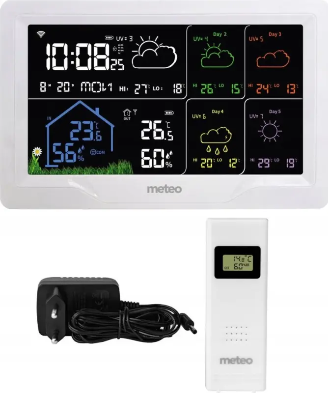 Meteo Viedā laikapstākļu stacija ar WiFi