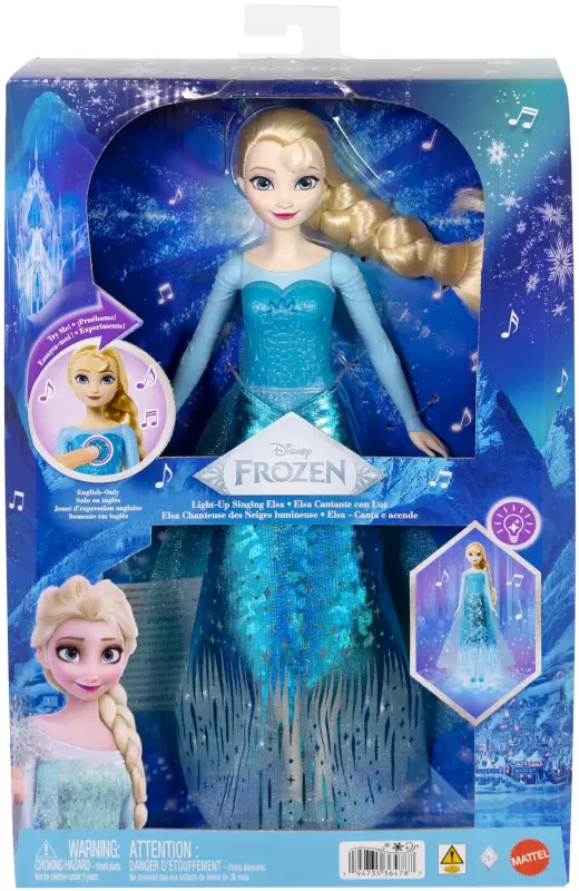 Mattel Disney Ledus Sirds Dziedošā Elsa