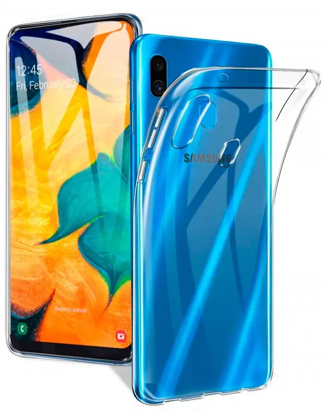 Evelatus Samsung A20 Silicon Case Transparent
