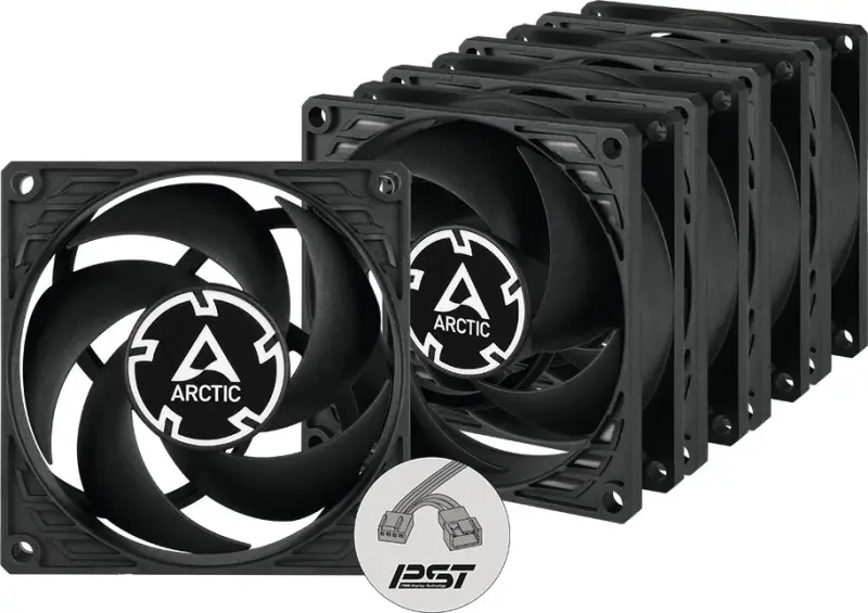Arctic P8 PWM PST ventilators 5-pack