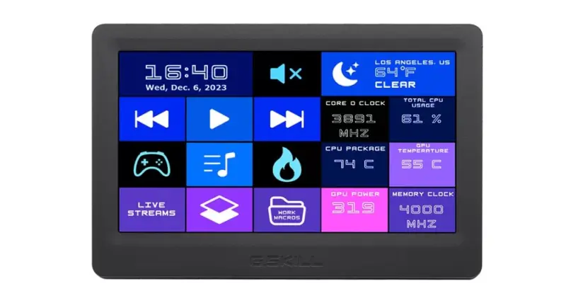 G.Skill Widget Dashboard 7`` Touch
