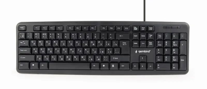 Gembird KB-U-103-RU keyboard Office USB QWERTY