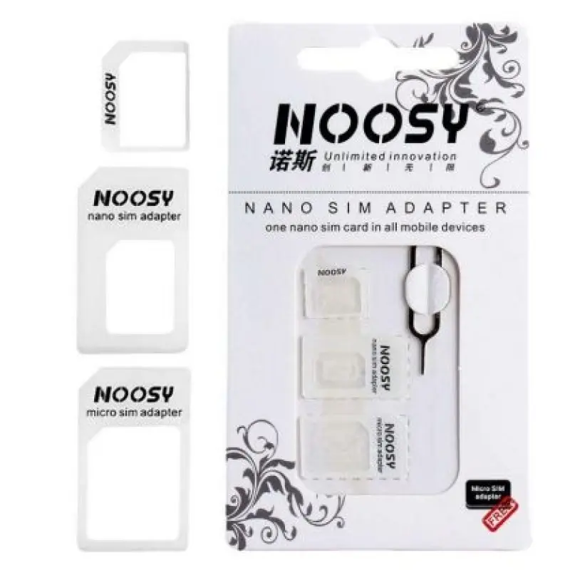 NOOSY "SIM Card adapter" White