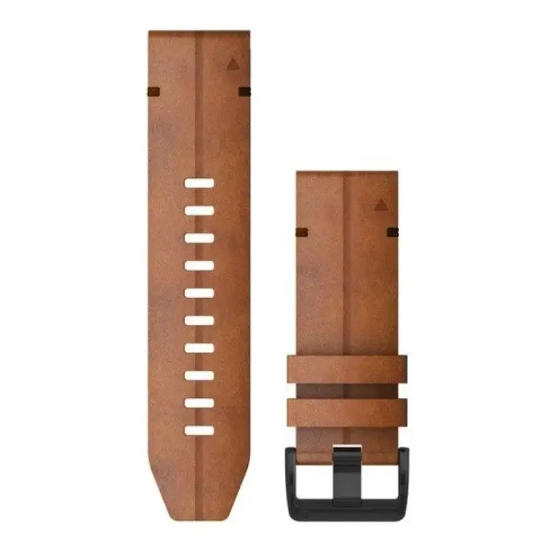 Garmin QuickFit 26 Watch BandsChestnut leather